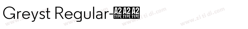 Greyst Regular字体转换